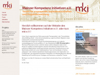 mki-ev.de Webseite Vorschau