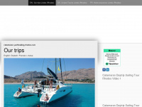 catamaran-yachtsailing-rhodos.com Webseite Vorschau