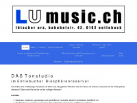 lumusic.ch Webseite Vorschau