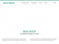 biax.at Webseite Vorschau