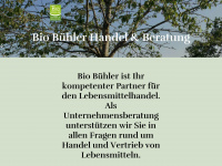 biobuehler.de Webseite Vorschau