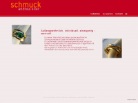 andreaklier-schmuck.de Webseite Vorschau
