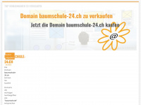 baumschule-24.ch Webseite Vorschau