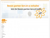 gaertner-bern.ch Webseite Vorschau