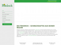 bio-friedrich.at Webseite Vorschau