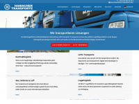 hamacher-transporte.com Webseite Vorschau