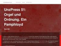 unzpress.ch Webseite Vorschau