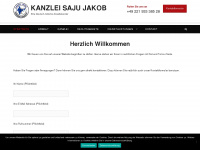 kanzlei-sajujakob.de Webseite Vorschau