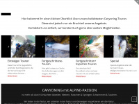 alpine-passion.at Webseite Vorschau