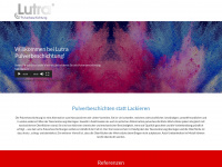 lutra-pulverbeschichtung.de Webseite Vorschau