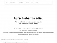 aufschieberitis-adieu.de Webseite Vorschau