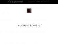 acoustic-lounge.at Webseite Vorschau