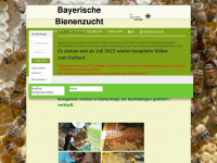 bayerische-bienenzucht.de Webseite Vorschau