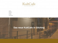 kult.cafe Webseite Vorschau