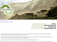 nepal-dialogforum.org Webseite Vorschau