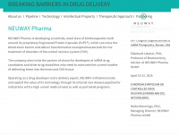 neuway-pharma.com Webseite Vorschau