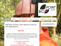 big-point-archery.de Webseite Vorschau