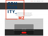 community-mainz.de Webseite Vorschau
