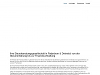 contacura-steuerberatung.com Webseite Vorschau