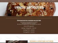 baeckerei-gattinger.de Webseite Vorschau