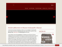 museum-andreasstift.de Webseite Vorschau