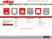 rotex-sonnenschutz.at Webseite Vorschau