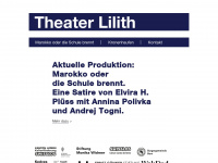 theater-lilith.ch Webseite Vorschau