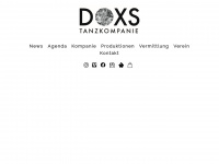 doxs-tanzkompanie.ch Webseite Vorschau