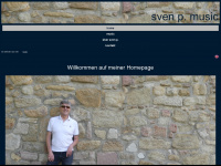 svenp-music.com Webseite Vorschau