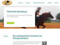 pferdewelt-baumberge.de Webseite Vorschau