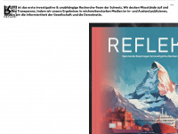 reflekt.ch Webseite Vorschau