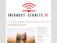 infrarot-geraete.de Webseite Vorschau