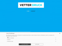 vetterdruck.ch Webseite Vorschau