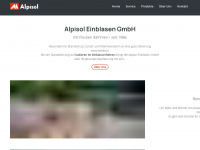 alpisol.ch Webseite Vorschau