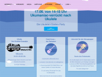 ukulele-in-kiel.de Webseite Vorschau