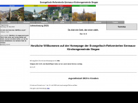 emmaus-kirchengemeinde-siegen.de Webseite Vorschau