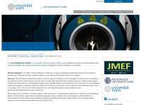 jmef.univie.ac.at Webseite Vorschau