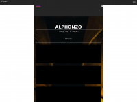 alphonzo.de Webseite Vorschau