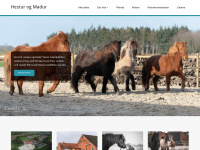 hestur-og-madur.de Webseite Vorschau