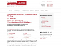 zimmermann-schluesseldienst.de Webseite Vorschau