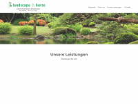 landscape-horse.de Webseite Vorschau