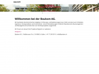 baukom.ch Webseite Vorschau