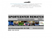 sportcenter-rematch.de Webseite Vorschau