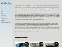a-yachts.info Webseite Vorschau