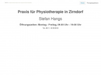 physiotherapie-zirndorf.com Webseite Vorschau