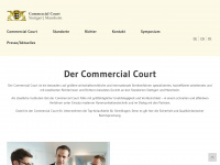 commercial-court.de Webseite Vorschau