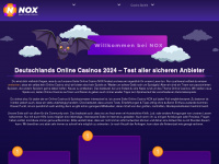 casinonox.de Webseite Vorschau