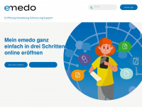 emedo.ch Webseite Vorschau