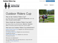 outdoor-riders-cup.at Webseite Vorschau