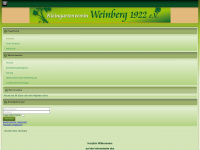 kgv-weinberg-mhl.de Webseite Vorschau
